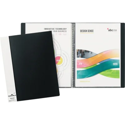 DURABLE Sichtbuch DURALOOK 242101 DIN A4 9mm 10Hüllen PP schwarz DURABLE Sichtbuch DURALOOK 242101 DIN A4 9mm 10Hüllen PP schwarz