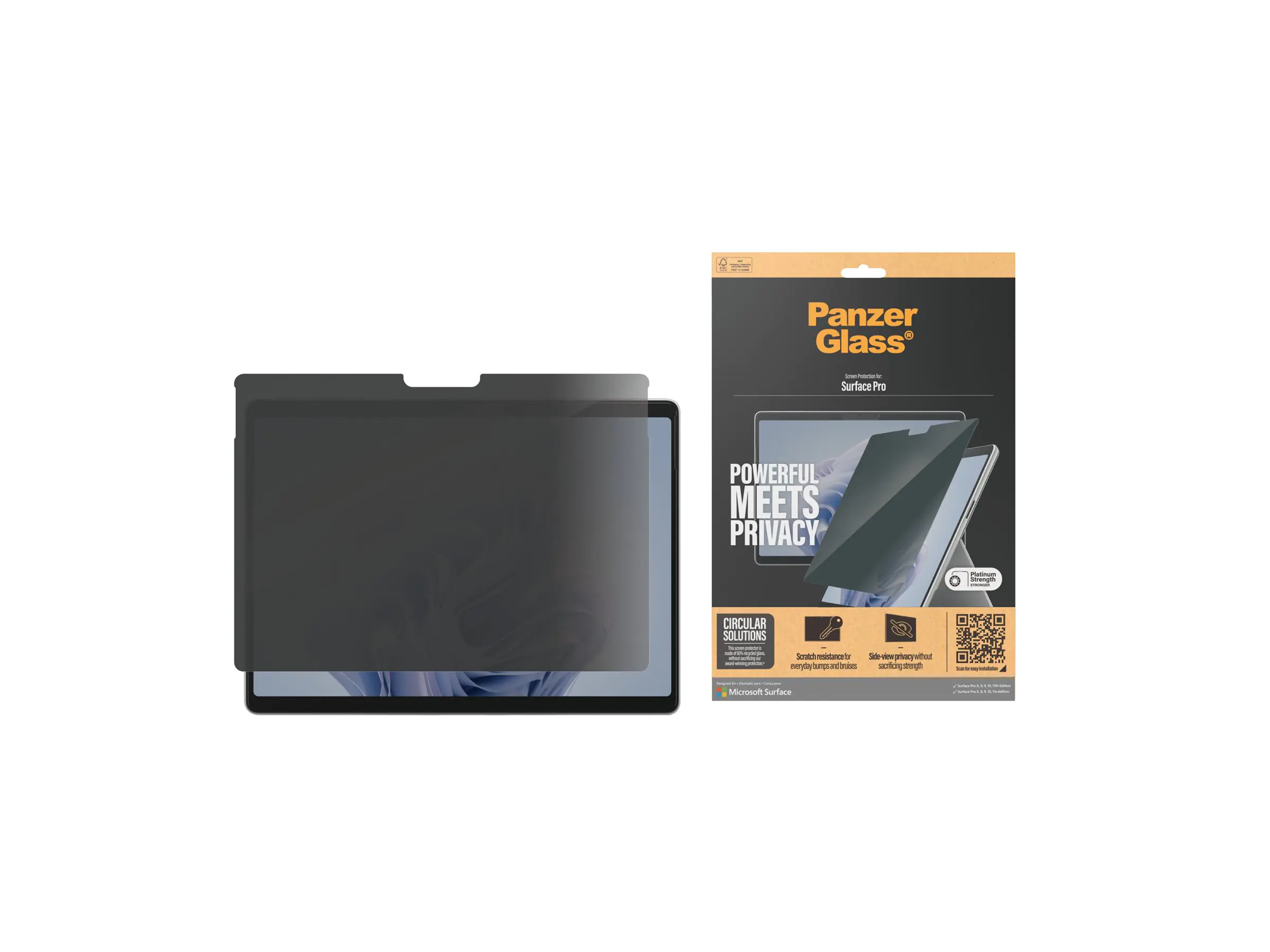 PanzerGlass Bildschirmschutz für Tablet - ultrabreite Passform