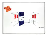 Franken Whiteboard Pro SC8209 150x100cm magnethaftend ws