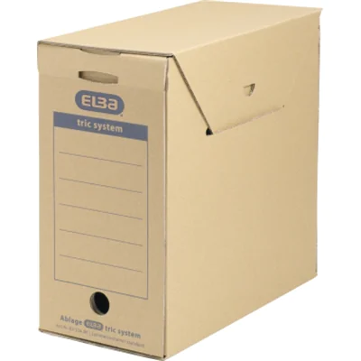 ELBA Archivbox tric system 100421091 für DIN A4 naturbraun ELBA Archivbox tric system 100421091 für DIN A4 naturbraun