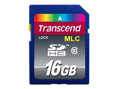 Transcend - Flash-Speicherkarte - 16 GB - Class 10 - SDHC