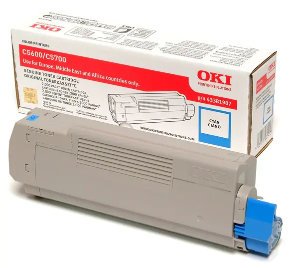 OKI - Cyan - Original - Tonerpatrone - für C5600, 5600dn, 5600n, 5700dn, 5700n OKI - Cyan - Original - Tonerpatrone - für C5600, 5600dn, 5600n, 5700dn, 5700n