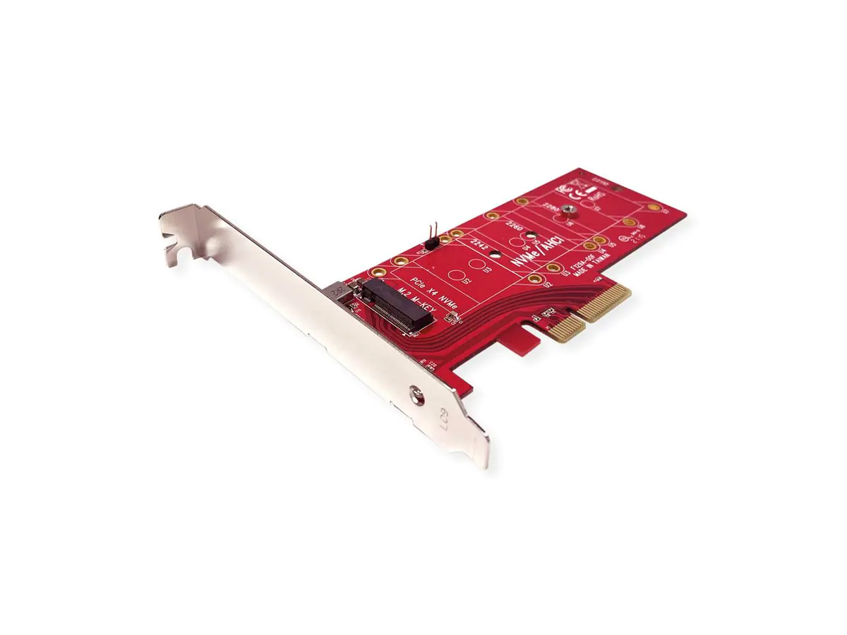 ROLINE Adapter PCIe4.0 x4 fuer PCIe-NVMe M.2 110mm SSD