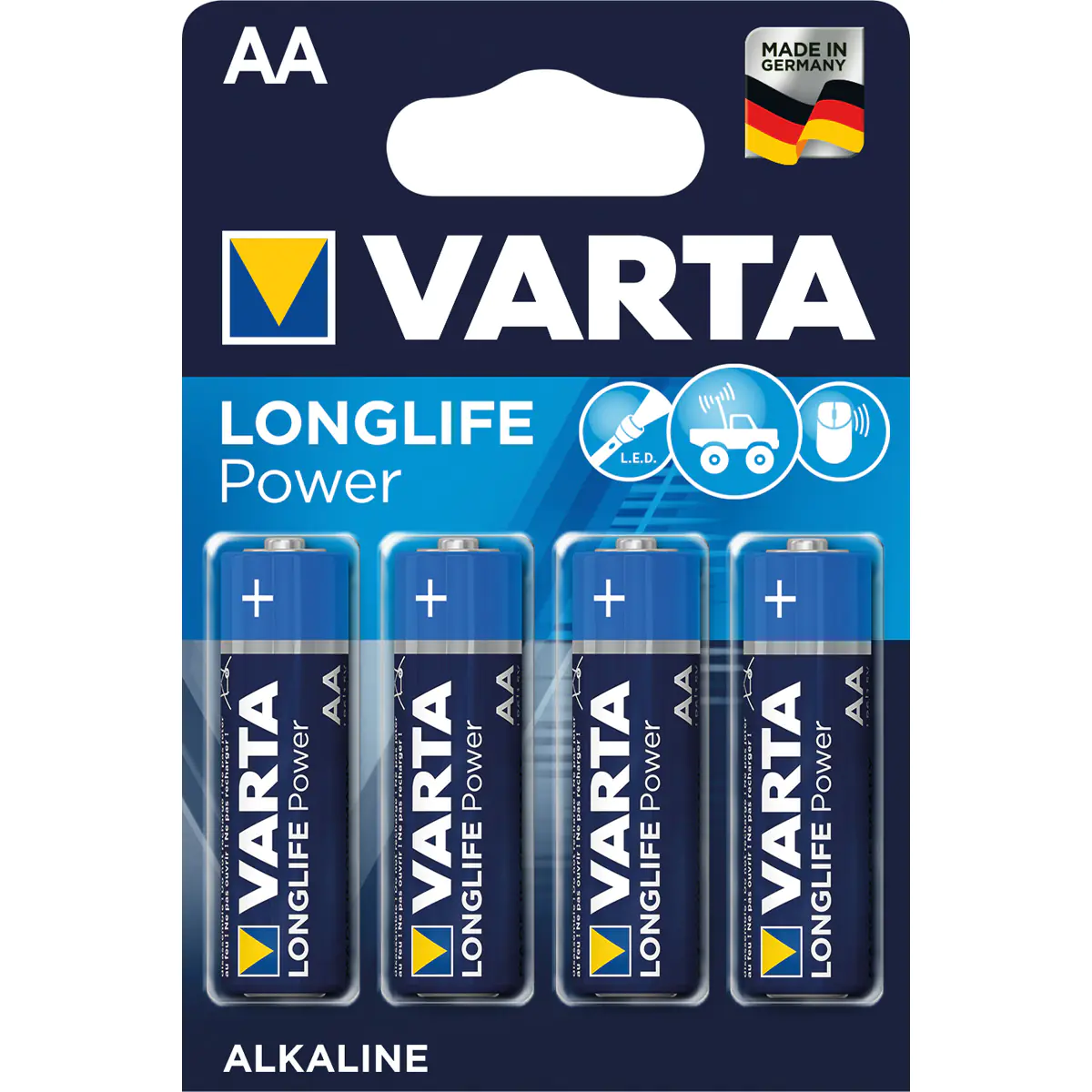 Varta Batterie High Energy AA Mignon LR6 Alkaline 4er Blister 04906121414