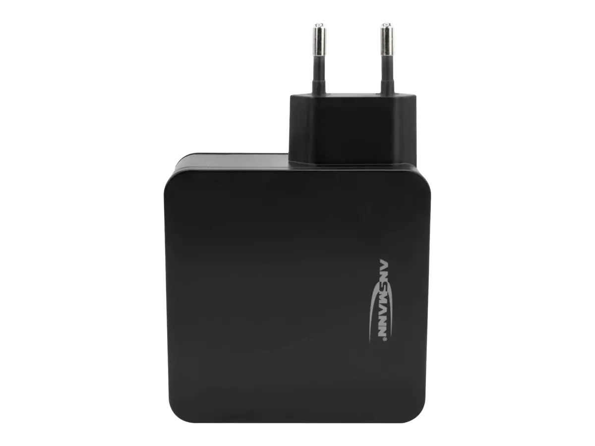 Ansmann 247PD - Netzteil - 45 Watt - 4700 mA - PD, QC 3.0 - 2 Ausgabeanschlussstellen (USB-C, USB) 1001-0095