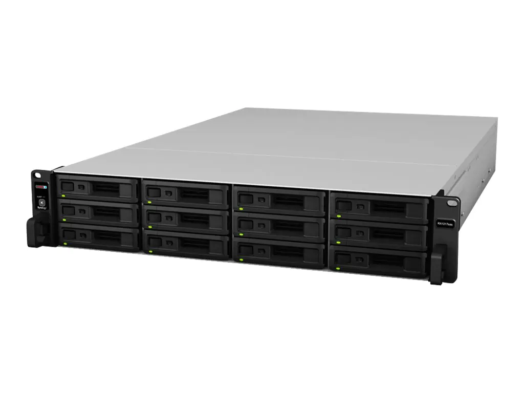 Synology RX1217sas - Speichergehäuse - 12 Schächte (SATA-600 / SAS) - Rack - einbaufähig - 2U