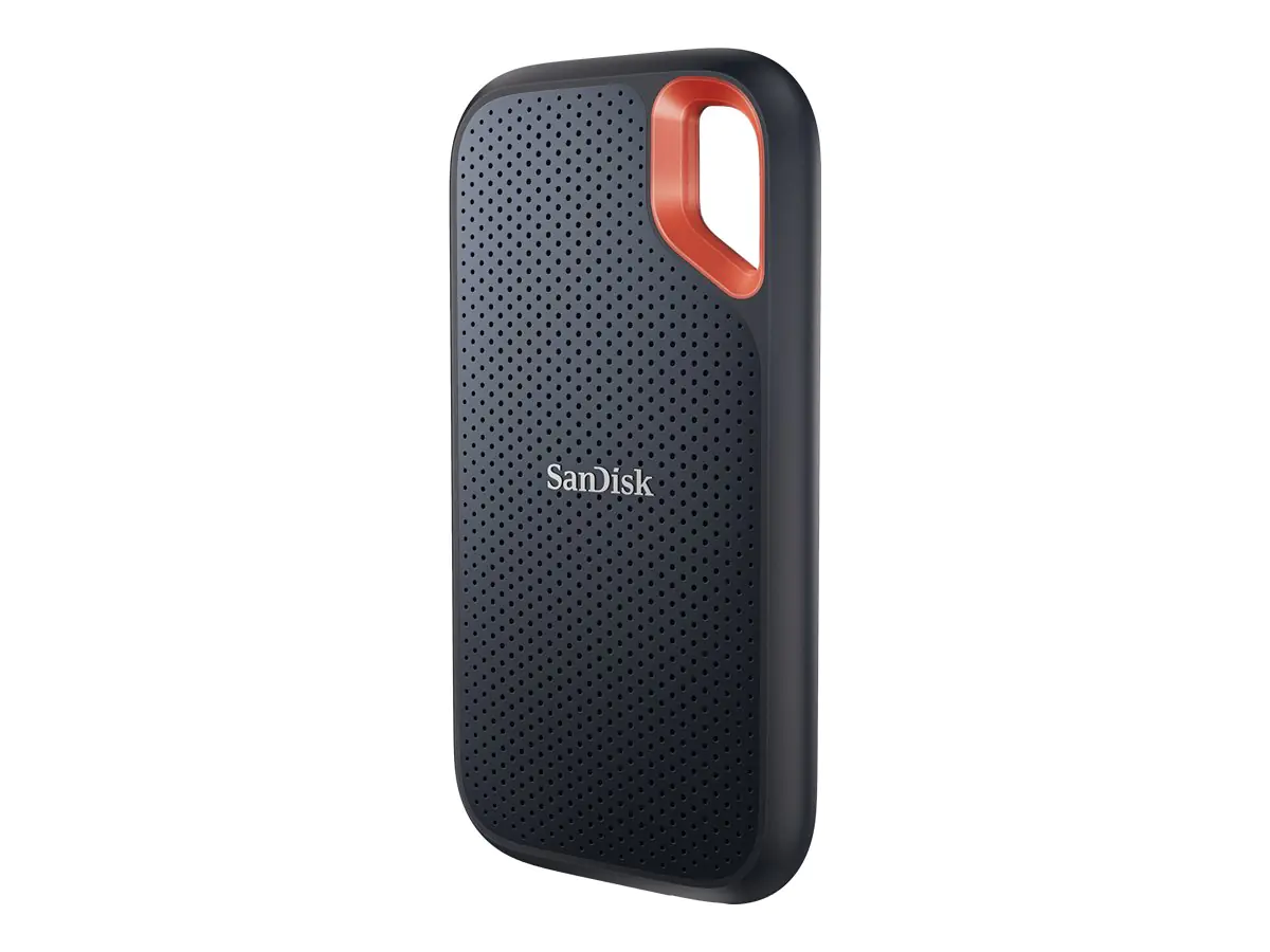 SanDisk Extreme Portable - SSD - verschlüsselt - 2 TB - extern (tragbar) - USB 3.2 Gen 2 - 256-Bit-AES