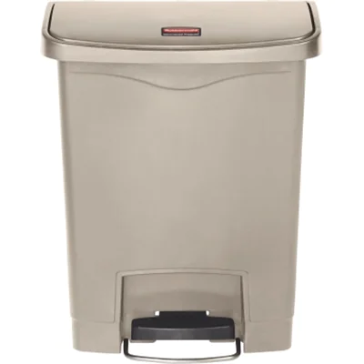 Rubbermaid Tretabfalleimer Slim Jim 1883552 Kunststoff 91l beige Rubbermaid Tretabfalleimer Slim Jim 1883552 Kunststoff 91l beige