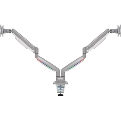 Kensington Monitorschwenkarm SmartFit® One-Touch Dual 57 x 11,2 x 46,5 cm (B x H x T) 2 x 9kg Aluminium/Stahl/Kunststoff silbergrau