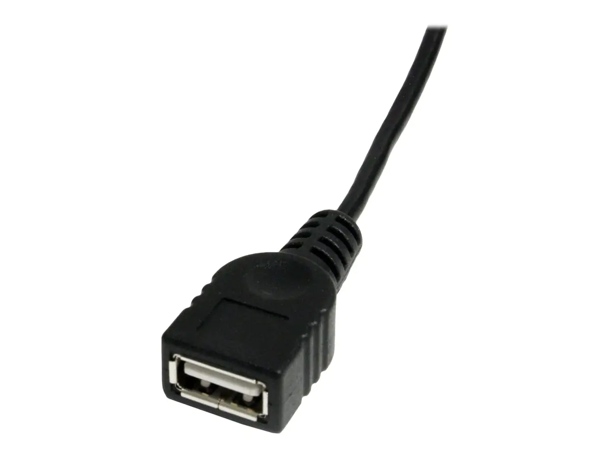 StarTech 30cm Mini USB 2.0 Kabel - USB A auf Mini B - Bu/St - USB-Kabel - USB (W) zu Mini-USB, Typ B (M) - USB 2.0 - 30 cm - Schwarz