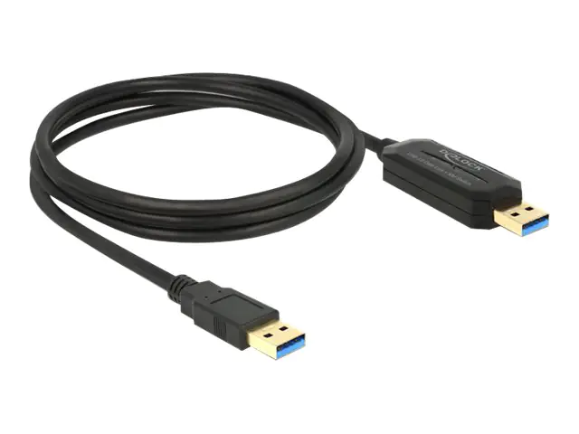 Delock - Linkkabel - USB 3.0 - USB 3.0 x 1 - Schwarz