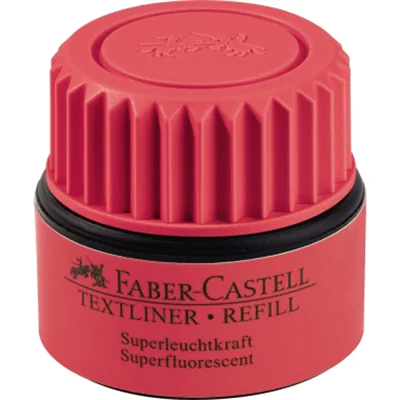 Faber-Castell Nachfülltusche TEXTLINER 1549 154921 25ml rot Faber-Castell Nachfülltusche TEXTLINER 1549 154921 25ml rot