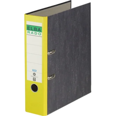 ELBA Ordner ELBArado 100022600 DIN A4 80mm Pappe gelb ELBA Ordner ELBArado 100022600 DIN A4 80mm Pappe gelb