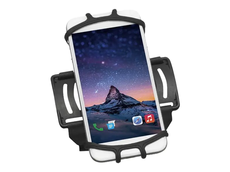 Mobilis - Armband für Handy - von 4 Zoll bis 7 Zoll - Schwarz