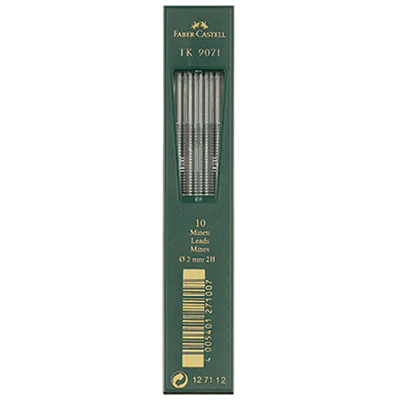 Faber-Castell Fallmine TK 9071 127103 2mm 3B 10 St./Pack. Faber-Castell Fallmine TK 9071 127103 2mm 3B 10 St./Pack.