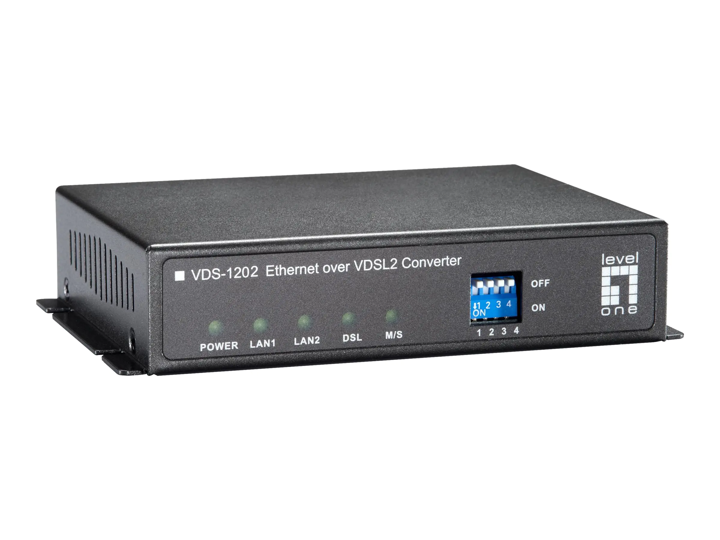 LevelOne VDS-1202 - Kurzstreckenmodem - 100Mb LAN, Ethernet over VDSL - 10Base-T, 100Base-TX - bis zu 2 km