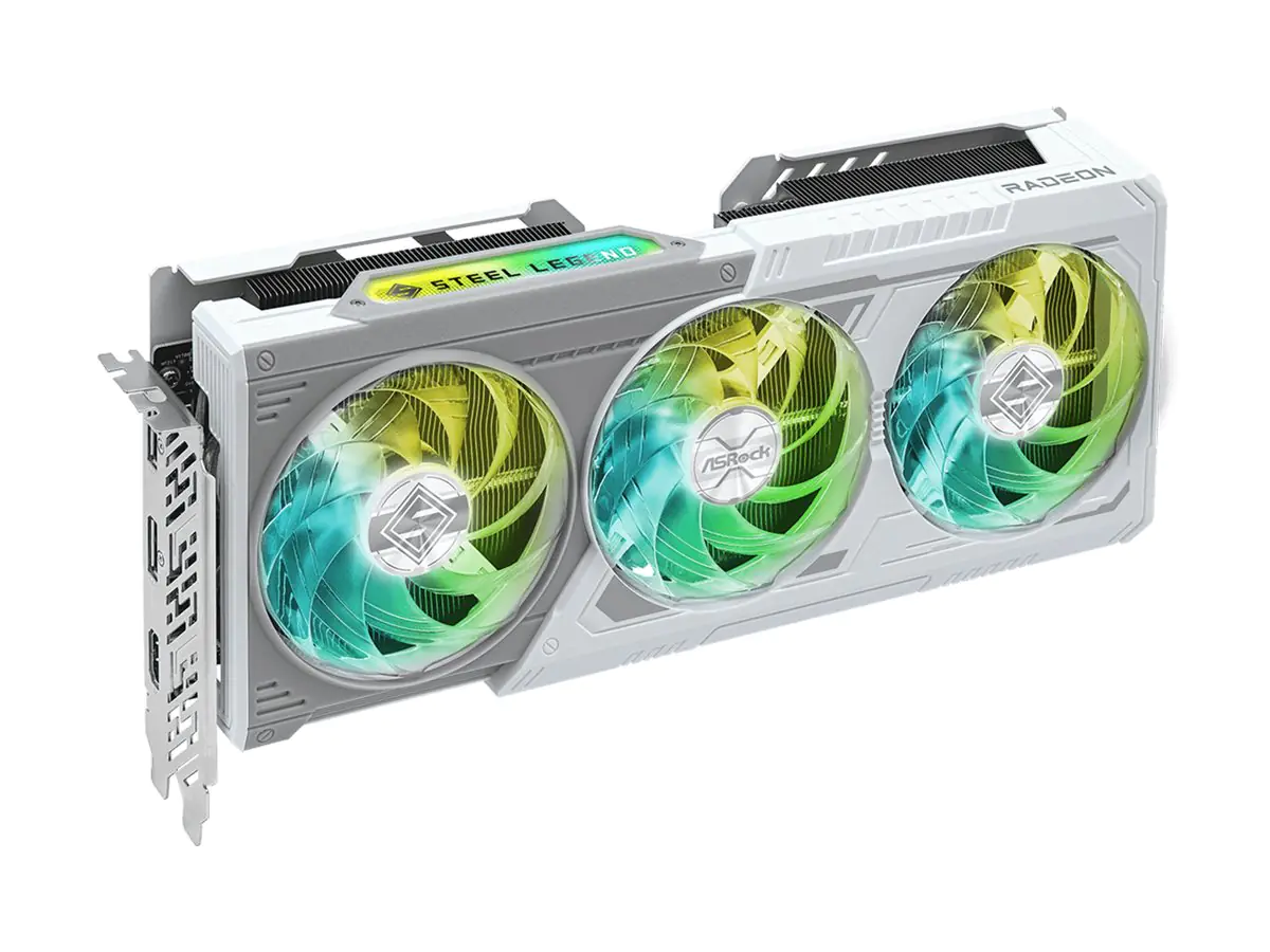 ASRock CARTE GRAPHIQUE ASROCK RADEON RX 9060 XT STEEL LEGEND OC 16GO