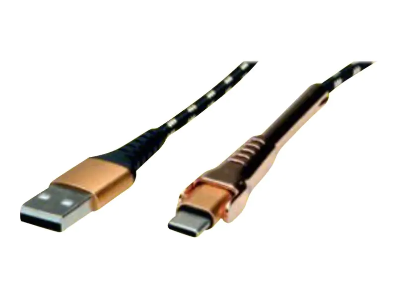 Roline Gold - USB-Kabel - USB (M) zu 24 pin USB-C (M) - USB 2.0 - 1 m