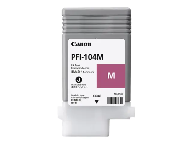 Canon PFI-104 M - 130 ml - Magenta - Original - Tintenbehälter - für imagePROGRAF iPF650, iPF655, iPF750, iPF755, iPF760, iPF760 MFP M40, iPF765