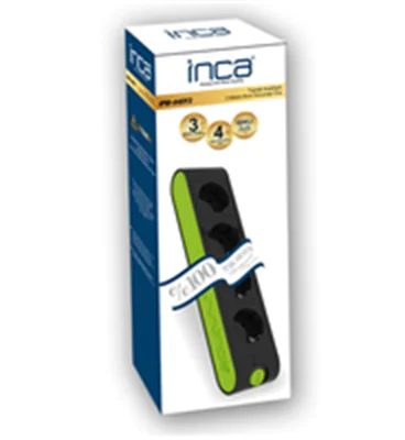 Cian Technology GmbH Inca IPW-44YS3, 4 AC-Ausgänge, 250 V, 4000 W, 10 A, 16 A, Schwarz, Grün IPW-44SY3