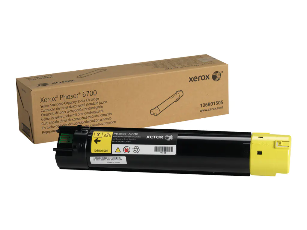Xerox - Gelb - Original - Tonerpatrone - für Phaser 6700Dn, 6700DT, 6700DX, 6700N, 6700V_DNC Xerox - Gelb - Original - Tonerpatrone - für Phaser 6700Dn, 6700DT, 6700DX, 6700N, 6700V_DNC