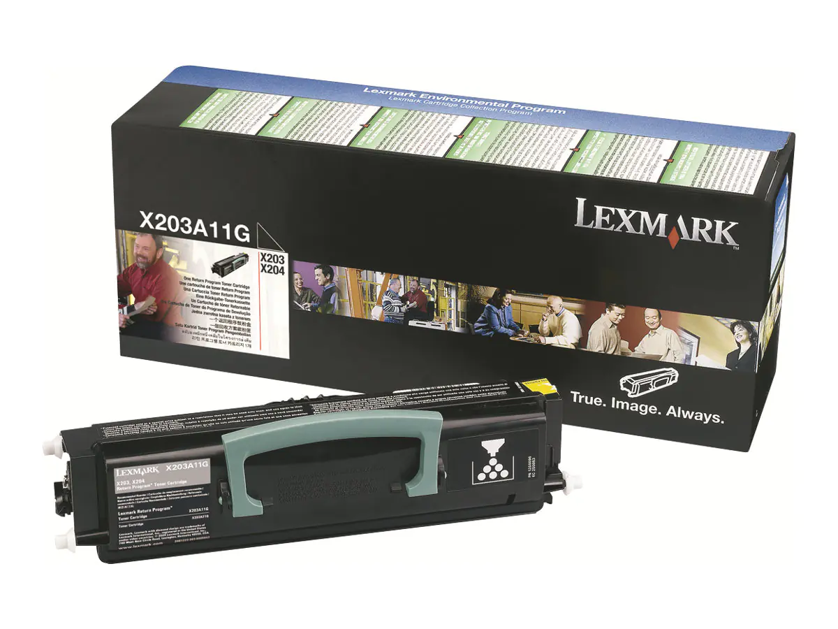 Lexmark - Schwarz - Original - Tonerpatrone LCCP, LRP - für Lexmark X203n, X204n