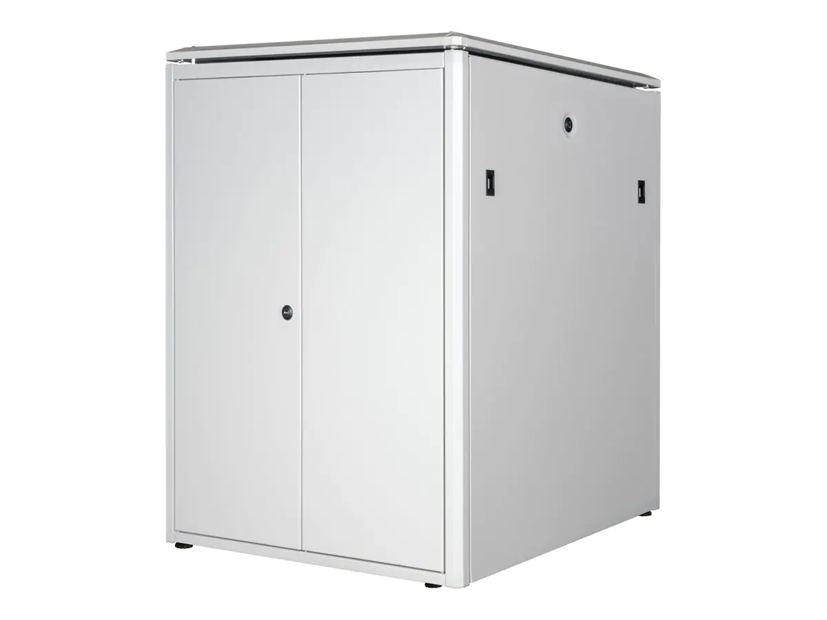 ROLINE 19 Zoll Netzwerkschrank Pro 22 HE 800x800 BxT Glastür grau