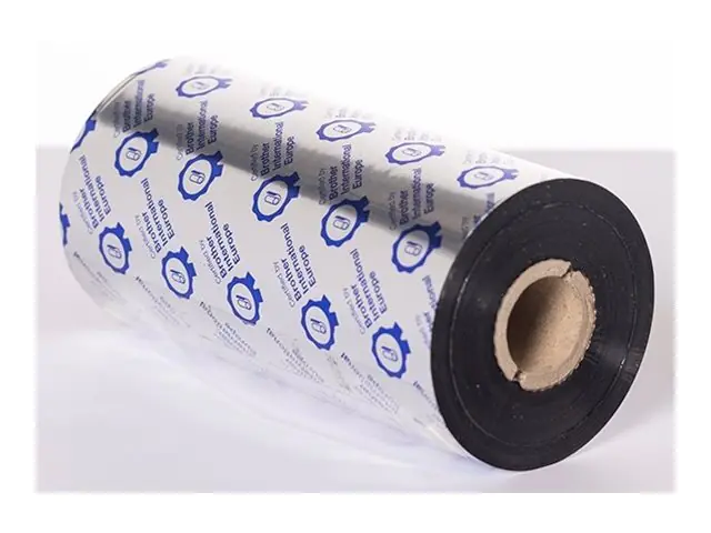 Brother Farbband BWP1D450154 Wachs Premium 154 mm x 450 m Pack a 5 Stck