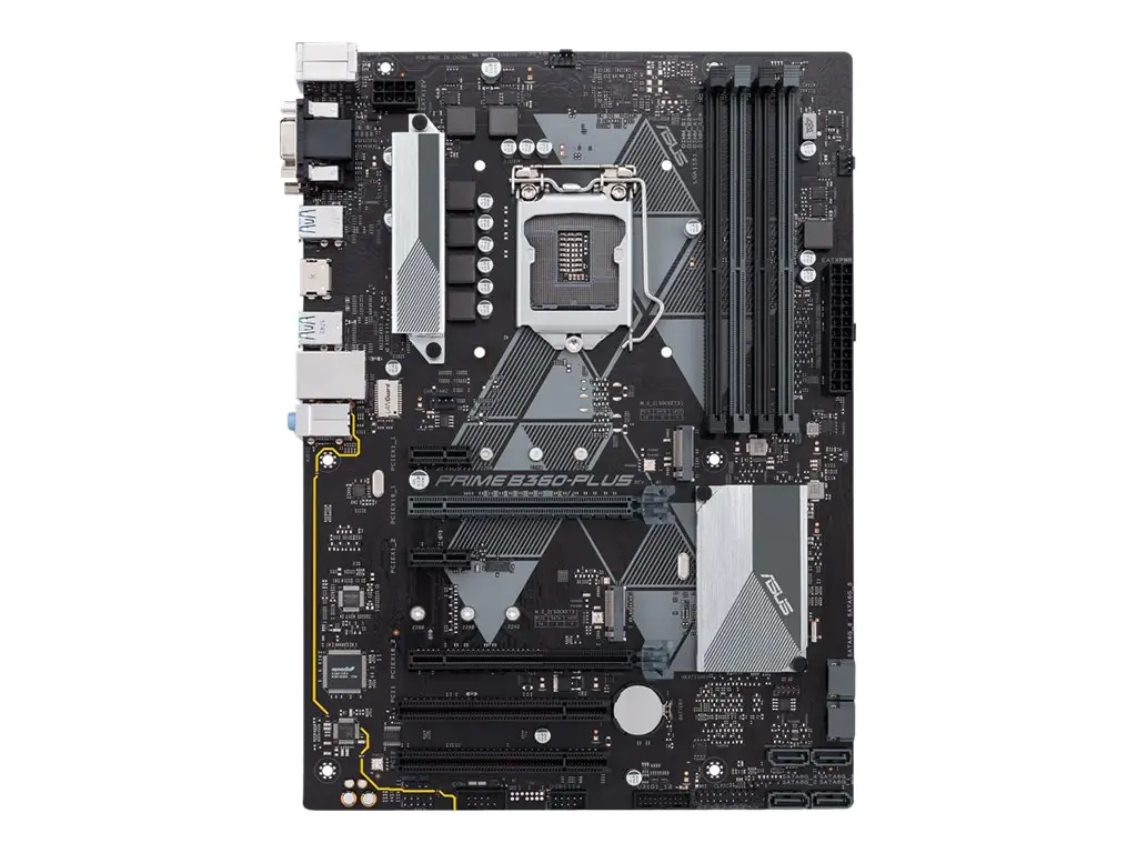 ASUS PRIME B360-PLUS - Motherboard - ATX - LGA1151 Socket - B360 Chipsatz - USB 3.1 Gen 1, USB 3.1 Gen 2 - Gigabit LAN - Onboard-Grafik (CPU erforderlich) - HD Audio (8-Kanal)