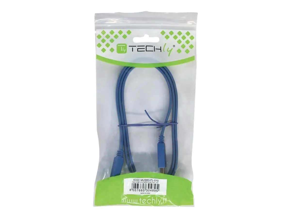 Techly USB-Kabel - USB Typ A (M) zu Micro-USB Typ B (M)