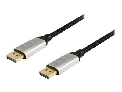 Equip - DisplayPort-Kabel - DisplayPort (M) zu DisplayPort (M) - DisplayPort 1.4 - 5 m - unterstützt 8K 30 Hz (7680 x 4320), unterstützt 4K 144 Hz (3840 x 2160), unterstützt 5K 60 Hz (5120 x 2880), 1080p-Unterstützung, 240 Hz, unterstützt 2K 240 Hz (2560