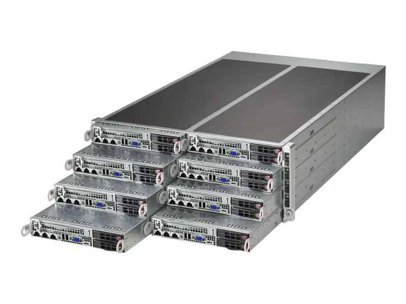 Supermicro SuperServer F618R2-FC0 - 8 Knoten - Cluster - Rack-Montage - 4U - zweiweg - keine CPU