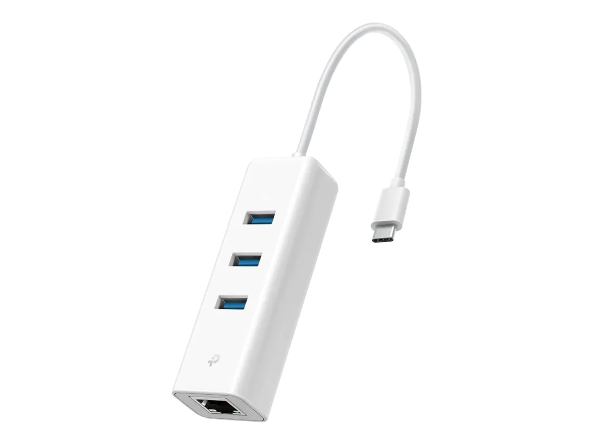 TP-LINK UE330C V1 - Hub - USB-C, with Gigabit Ethernet
