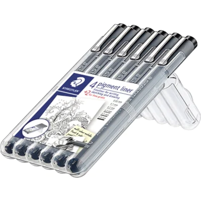STAEDTLER Finliner 308 SB6P schwarz 6 St./Pack STAEDTLER Finliner 308 SB6P schwarz 6 St./Pack