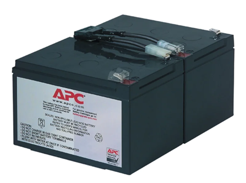 APC Replacement Battery Cartridge #6 - USV-Akku - 1 x Batterie - Bleisäure - Schwarz - für P/N: SMC1500IC, SMT1000I-AR, SMT1000IC, SUA1000ICH-45, SUA1000I-IN, SUA1000J3W, SUA1500J3W APC Replacement Battery Cartridge #6 - USV-Akku - 1 x Batterie - Bleisäure - Schwarz - für P/N: SMC1500IC, SMT1000I-AR, SMT1000IC, SUA1000ICH-45, SUA1000I-IN, SUA1000J3W, SUA1500J3W