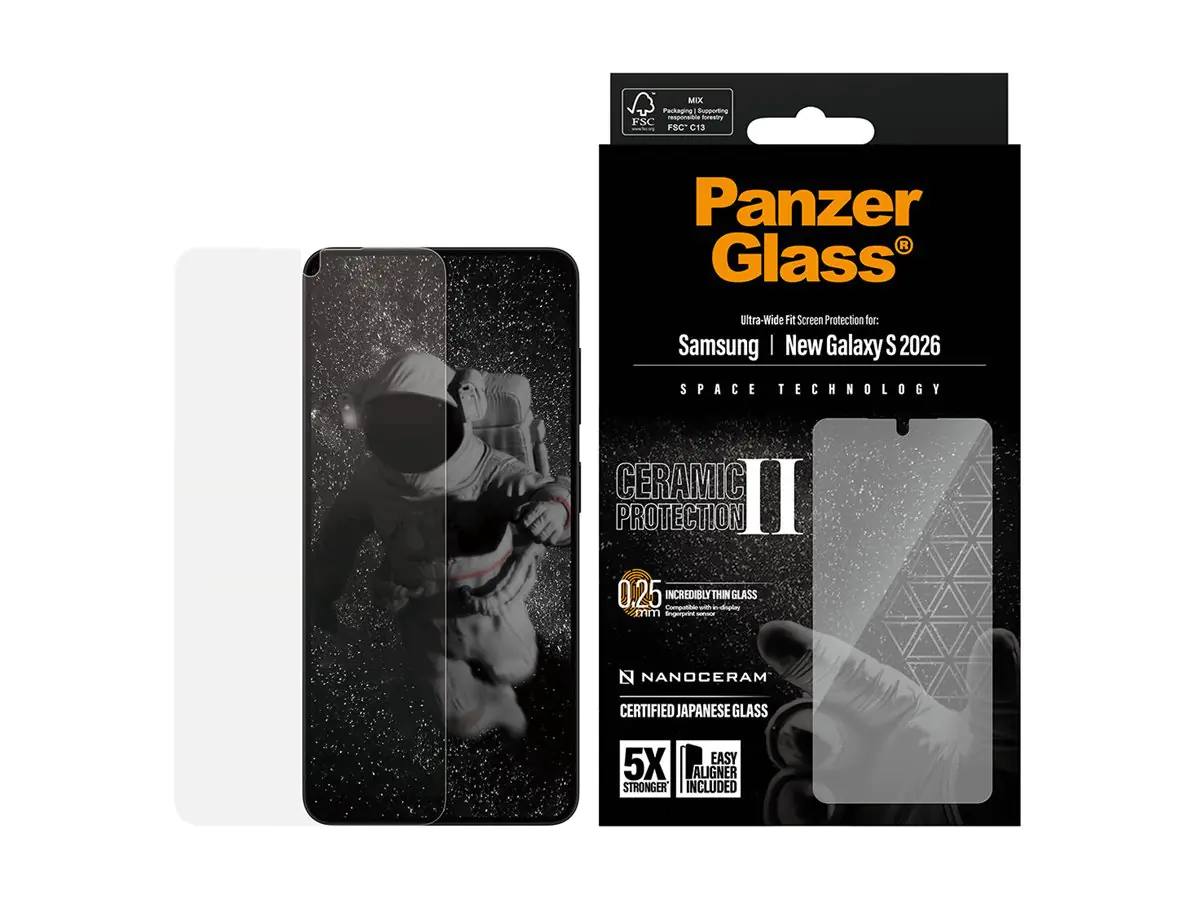 PanzerGlass Bildschirmschutz für Handy - ultrabreite PG19519
