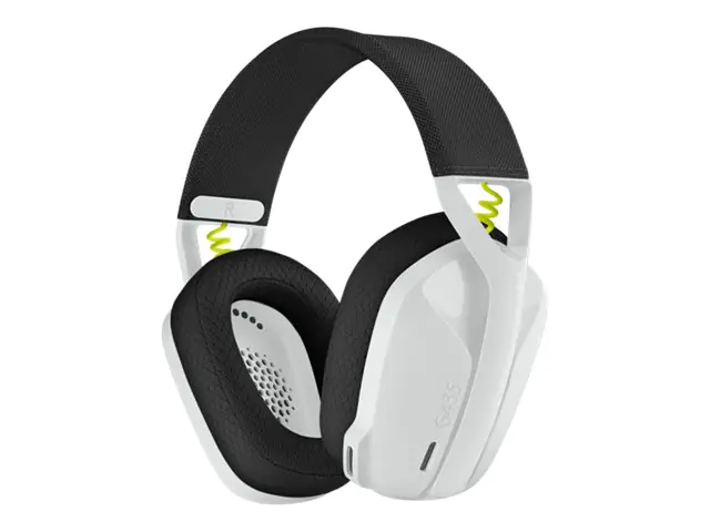 Logitech G435 LIGHTSPEED Wireless Gaming Headset - WHITE/BLACK - EMEA-914 - Headset