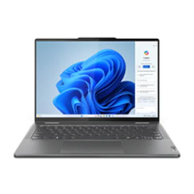 Lenovo Yoga 7 2-in-1 14AHP9 83DK - Flip-Design - AMD Ryzen 5 8640HS / 3.5 GHz - Win 11 Home - Radeon 760M - 16 GB RAM - 1 TB SSD NVMe - 35.6 cm (14") OLED Touchscreen 1920 x 1200 - Wi-Fi 6E, Bluetooth - Storm Gray - kbd: Deutsch - mit 3 Monate Lenovo Prem Lenovo Yoga 7 2-in-1 14AHP9 83DK - Flip-Design - AMD Ryzen 5 8640HS / 3.5 GHz - Win 11 Home - Radeon 760M - 16 GB RAM - 1 TB SSD NVMe - 35.6 cm (14") OLED Touchscreen 1920 x 1200 - Wi-Fi 6E, Bluetooth - Storm Gray - kbd: Deutsch - mit 3 Monate Lenovo Prem