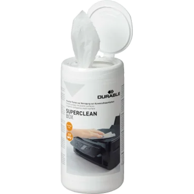 DURABLE Reinigungstuch SUPERCLEAN BOX 570802 100 St./Pack. DURABLE Reinigungstuch SUPERCLEAN BOX 570802 100 St./Pack.