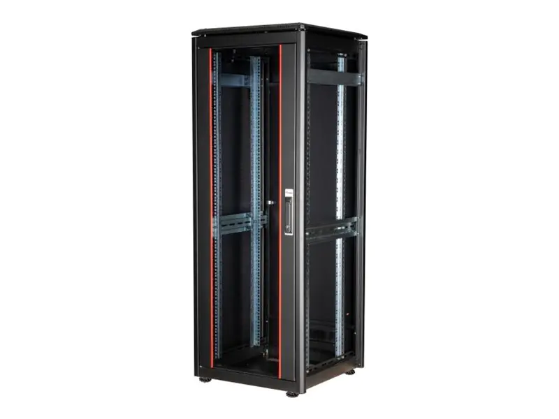 Equip Dynamic Flex Line - Schrank Netzwerkschrank - 600x600 mm, mit Glastür, abnehmbare und