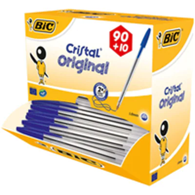 BIC Kugelschreiber Cristal Original 942910 blau 100 St./Pack.