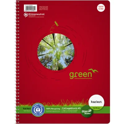 Staufen Collegeblock Green 608592020 A5 70g Eurol. kar. 160Bl Staufen Collegeblock Green 608592020 A5 70g Eurol. kar. 160Bl