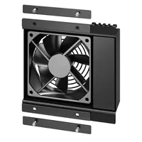 APC Easy Rack Lüftereinsatz, mit einzelnem Lüfter, Schwarz, 230AC, Schwarz, 166 mm, 53 mm, 172 mm ER7FANTRAY
