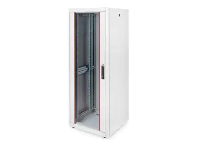 Equip Basic Flex Line - Schrank Netzwerkschrank - 600x600 mm, mit Glastür, abnehmbare und