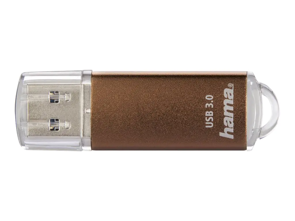 Hama FlashPen "Laeta" - USB-Flash-Laufwerk - 128 GB - USB 3.0 - braun