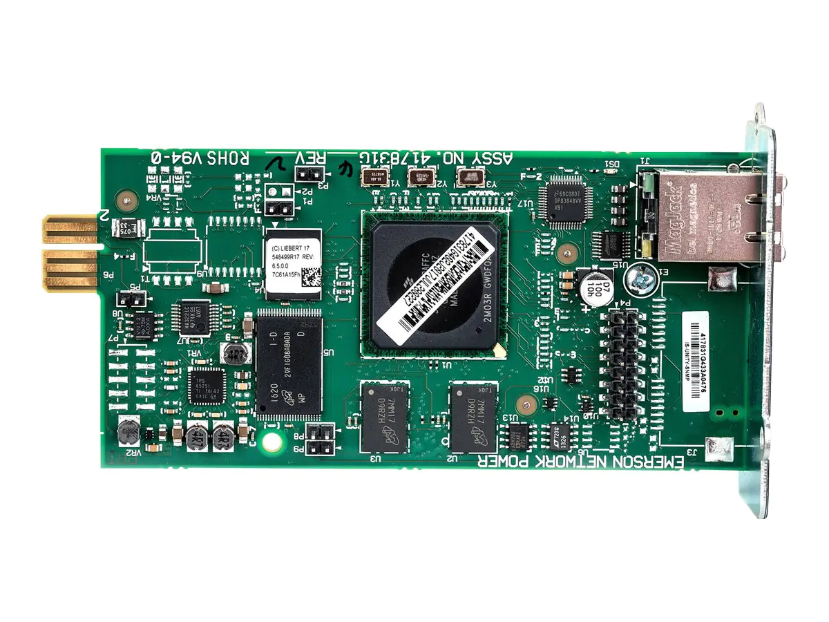 Liebert Intellislot Unity Platform Card - Fernverwaltungsadapter - Liebert IntelliSlot - 100Mb LAN - 100Base-TX - für Liebert GXT4-1000RT230E, GXT4-1500RT230E, GXT4-2000RT230E, GXT4-3000RT230E, GXT4-700RT230E