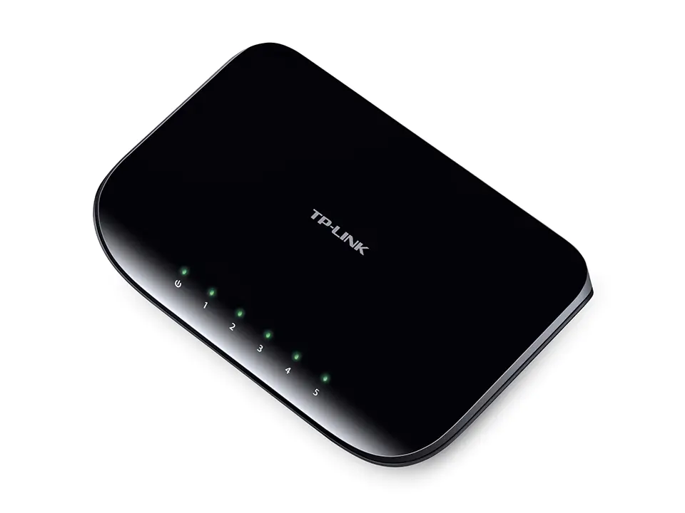 TP-LINK TL-SG1005D 5-Port Gigabit Desktop Switch - Switch - 5 x 10/100/1000 - Desktop TP-LINK TL-SG1005D 5-Port Gigabit Desktop Switch - Switch - 5 x 10/100/1000 - Desktop