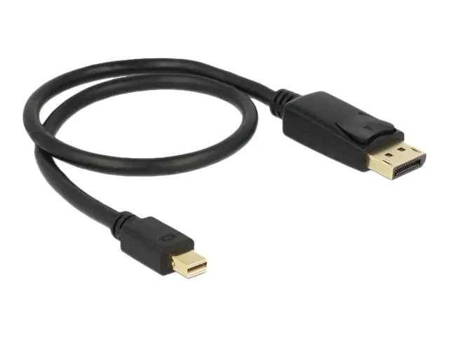 Delock - DisplayPort-Adapter - DisplayPort (M) bis Mini DisplayPort (M) - 50 cm - Schwarz