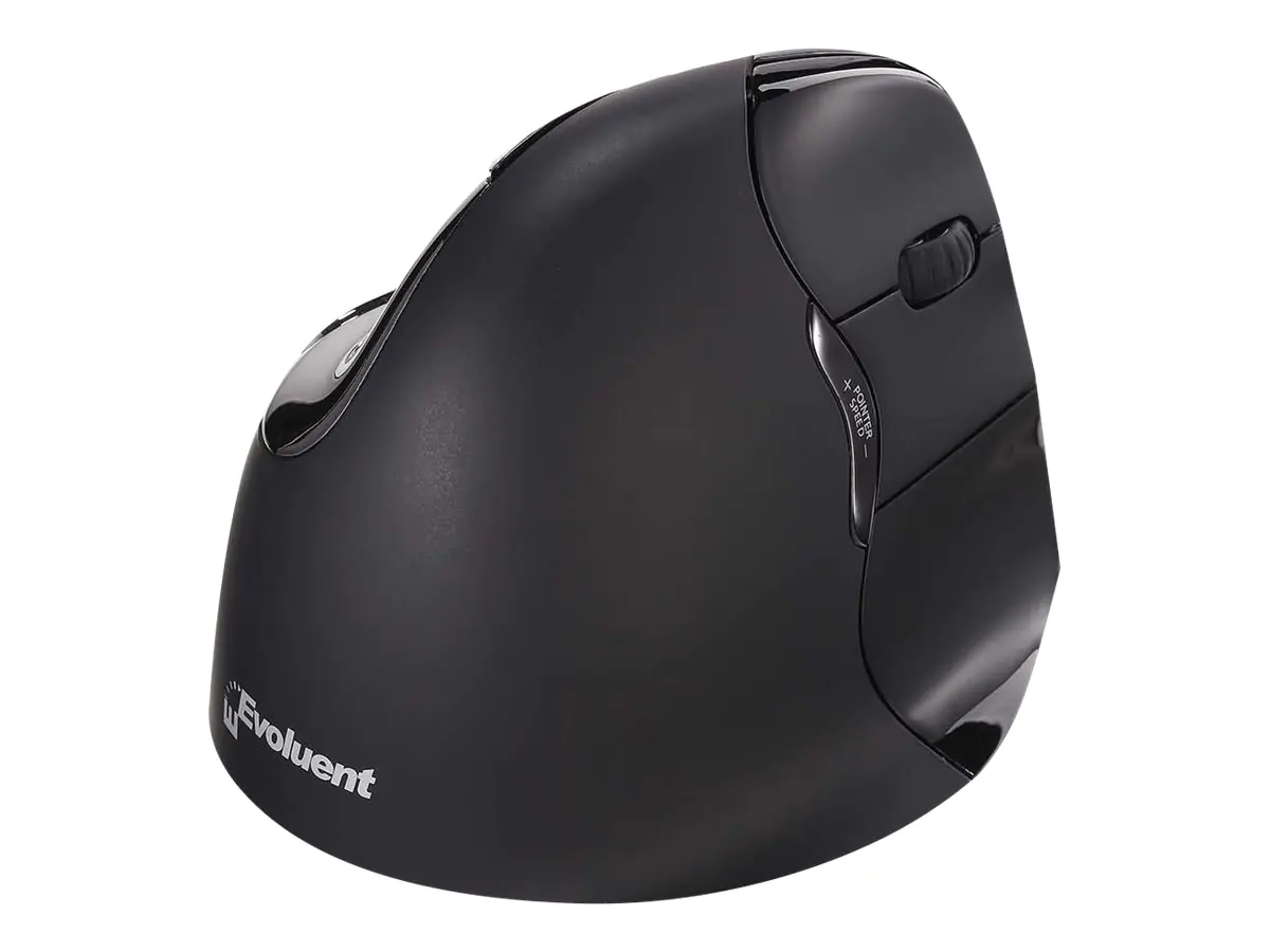 Bakker Elkhuizen Evoluent Vertical Mouse 4 - Vertikale Maus - ergonomisch - Für Rechtshänder - 6 Tasten - kabellos - Bluetooth - Schwarz Bakker Elkhuizen Evoluent Vertical Mouse 4 - Vertikale Maus - ergonomisch - Für Rechtshänder - 6 Tasten - kabellos - Bluetooth - Schwarz