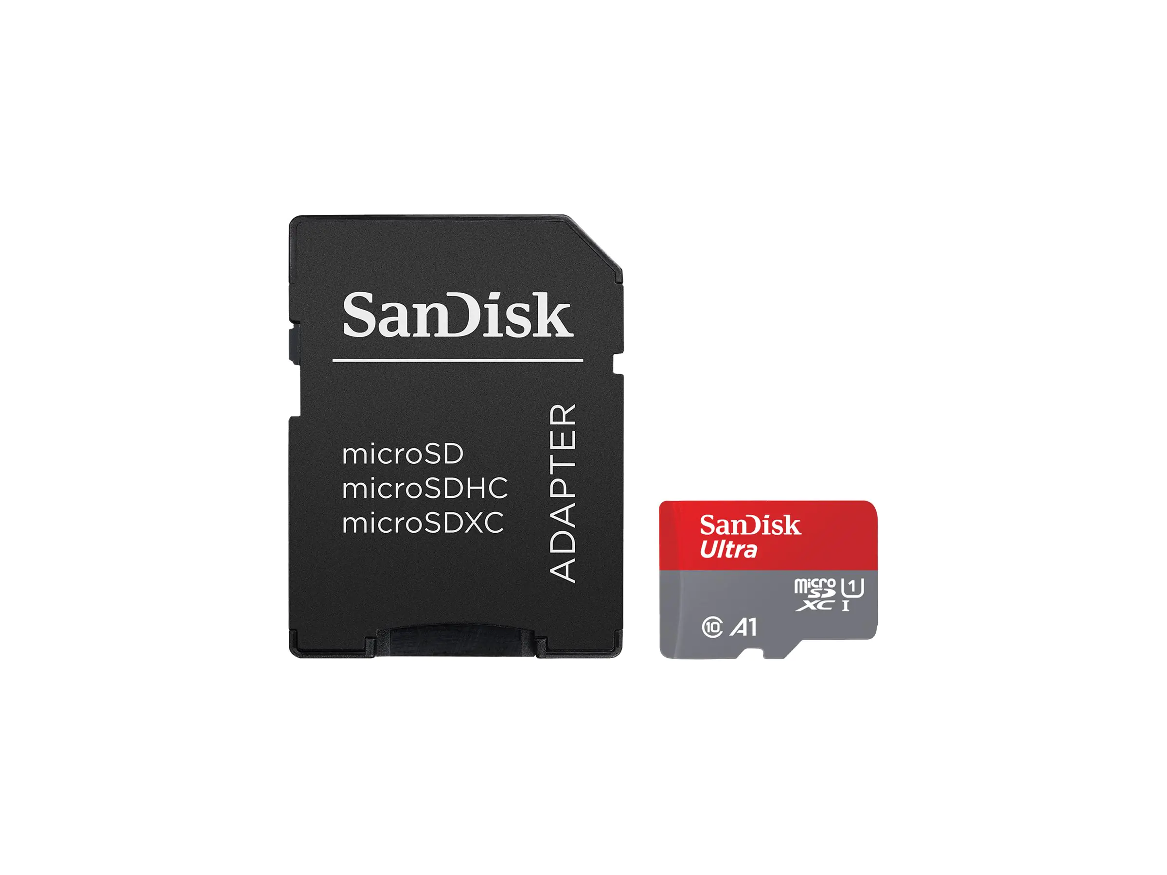 SanDisk Ultra - Flash-Speicherkarte (microSDXC-an-SD-Adapter inbegriffen) - 512 GB - A1 / UHS Class 1 / Class10 - microSDXC UHS-I